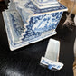 18th Century Dutch Delft Blue and White Ink Well attributed to Anthoni Pennis