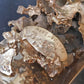 Claude Victor Boeltz 24K Gold Plated 'Exploded' Table Lamp