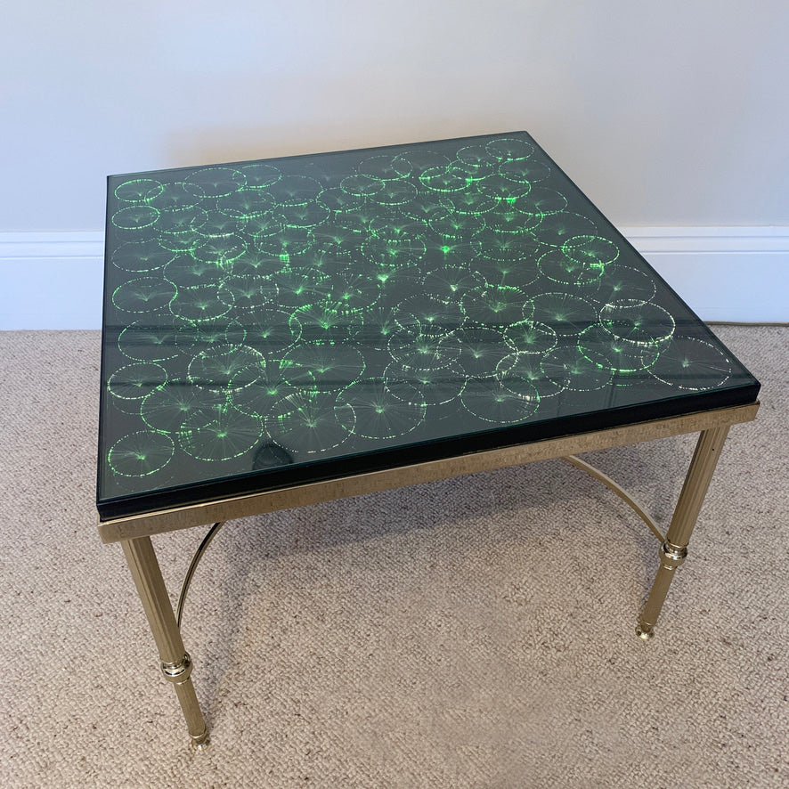 Rare 1970's Fibre Optic Coffee Table