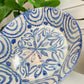 Large 18th Century Blue and White Spanish Lebrillo Bowl