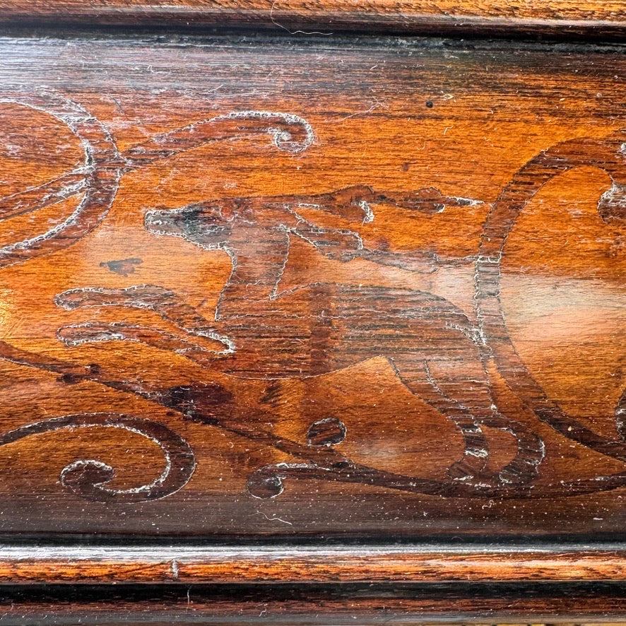 Antique Marquetry Mirror in the William and Mary style 18th Century