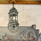 Mid Century Oil On Canvas of Mons in Belgium