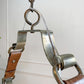 Jean-Pierre Ryckaert Tan Leather Strap and Steel Ceiling Pendant Light