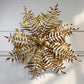 1950's Italian Gilt Leaf Fern Ceiling Light