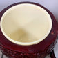 Modernist Red Ice Bucket in the Style of Marc Chagall, 1950's