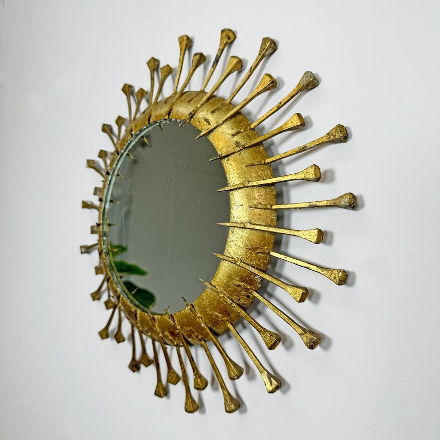 Vintage Spanish Sunburst Mirror