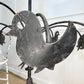Antique Folk Art Iron Vane Hen and Chicks France 19th Century