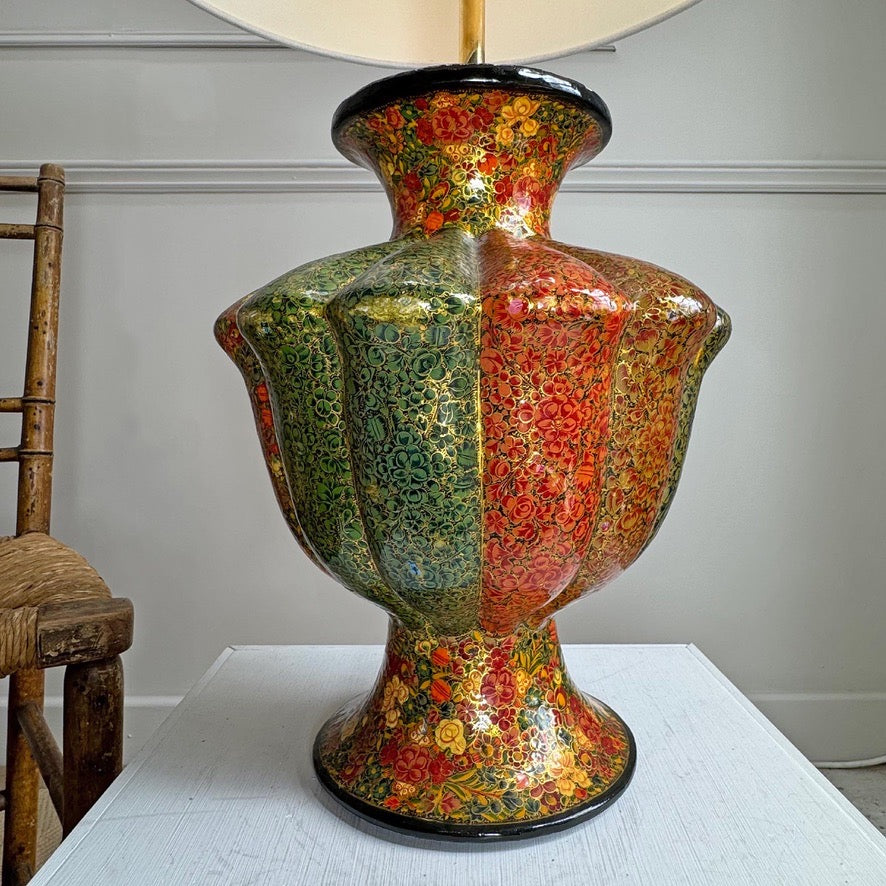 20th Century Kashmiri Table Lamp