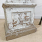 19th Century White Terracotta Tazza Urn on Plinth