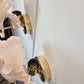 Barovier and Toso Pink Murano Glass Wall Lights
