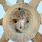 Italian Wooden Sun Face Mask Carving by Hermann Reichegger