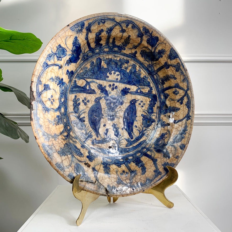 16th Century Safavid Pottery Dish