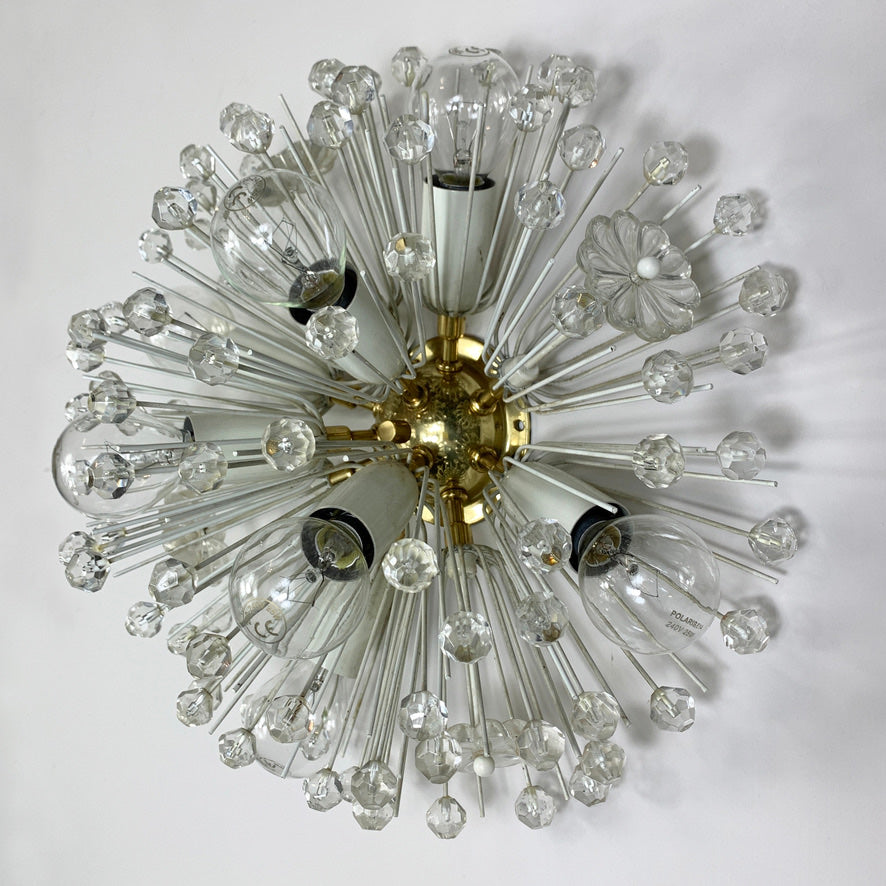 Sputnik Ceiling Light Snowball by Emil Stejnar for Rupert Nikoll