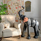 Huge 129 cm Tall Liberty of London Leather Elephant