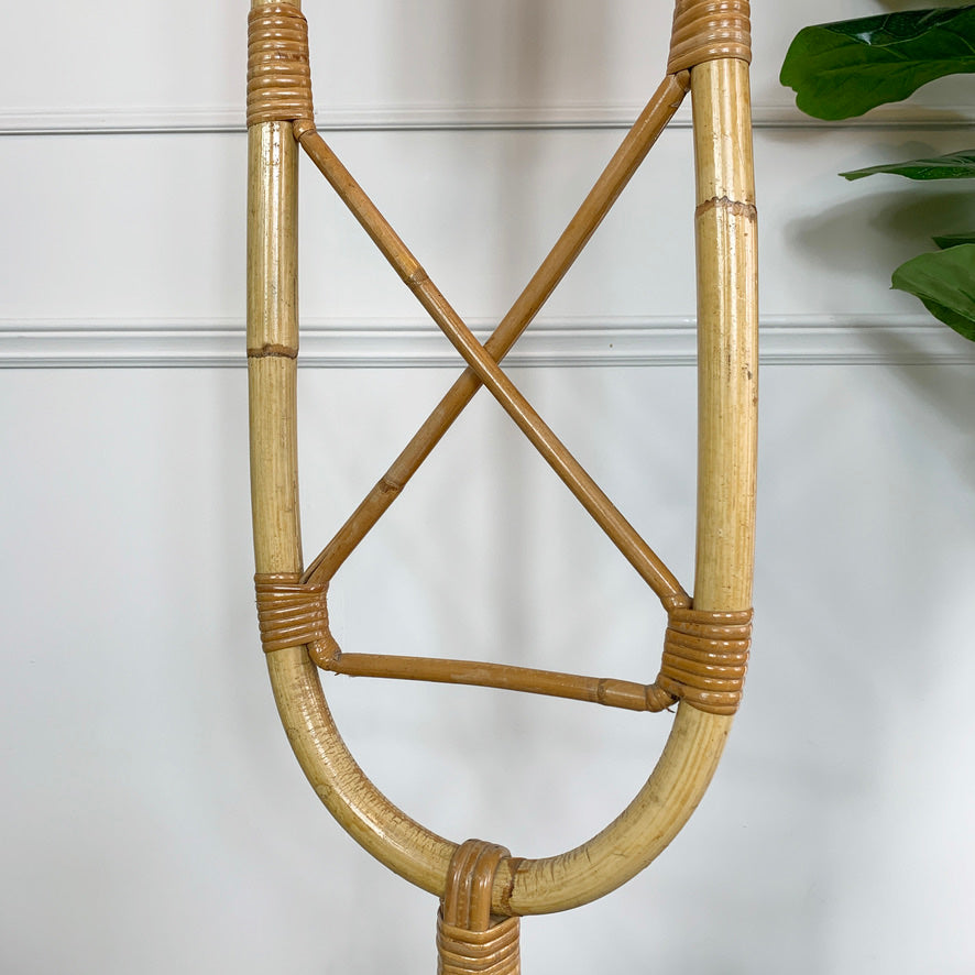 Louis Sognot Bamboo Floor Lamp 1950's