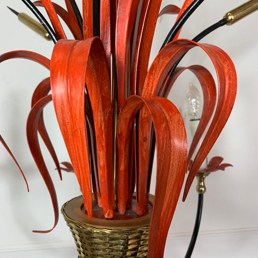 Maison Bagues Att Red Bulrush Chandelier