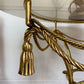 Mid Century Gold Rope & Tassel Table