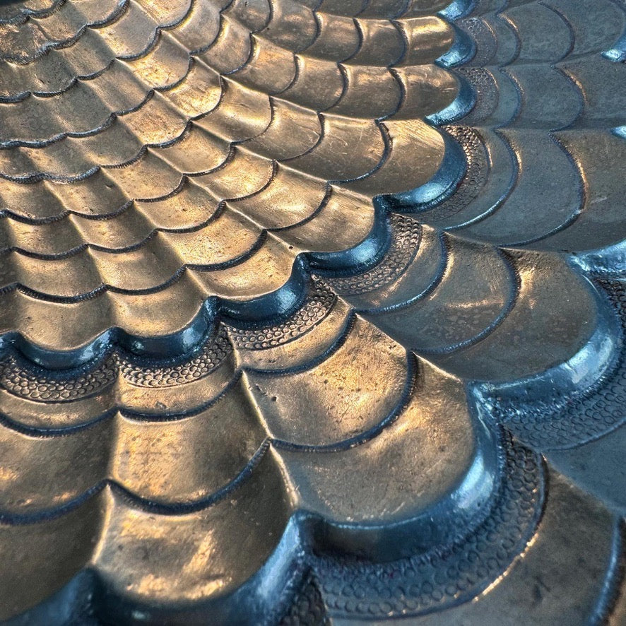 Vincent Garnier Pewter Clam Shell Table Lamp