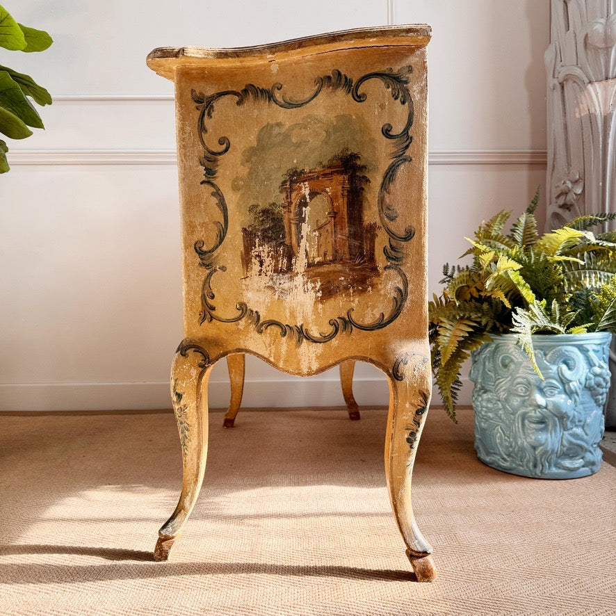 Antique Venetian Painted Chest of Drawers 18th Century