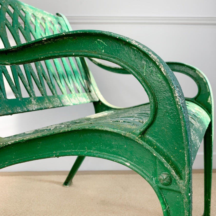 Mid Century Cast Aluminium Garden Chair