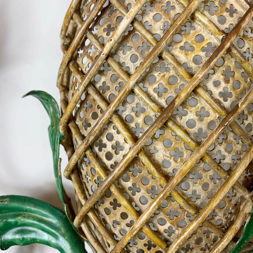 Large 1940's Pineapple Wall Light
