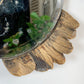 Black Forest Wood Carving Eagle with Crescent Mirror 1890