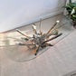 Maison Jansen Faux Bamboo Illuminated Gold Table 1970's