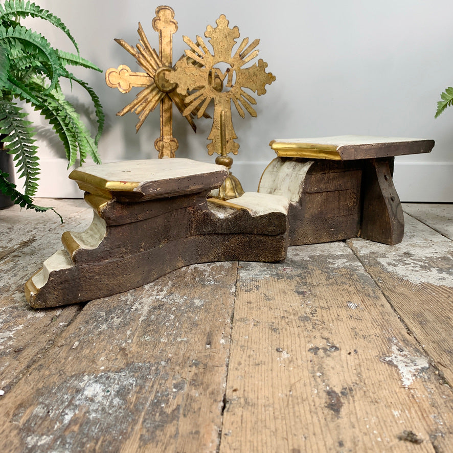 18th Century Gilt Painted Baroque Stand