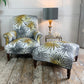 Maison Charles Vase Roseaux Silver & Gold Table Lamp