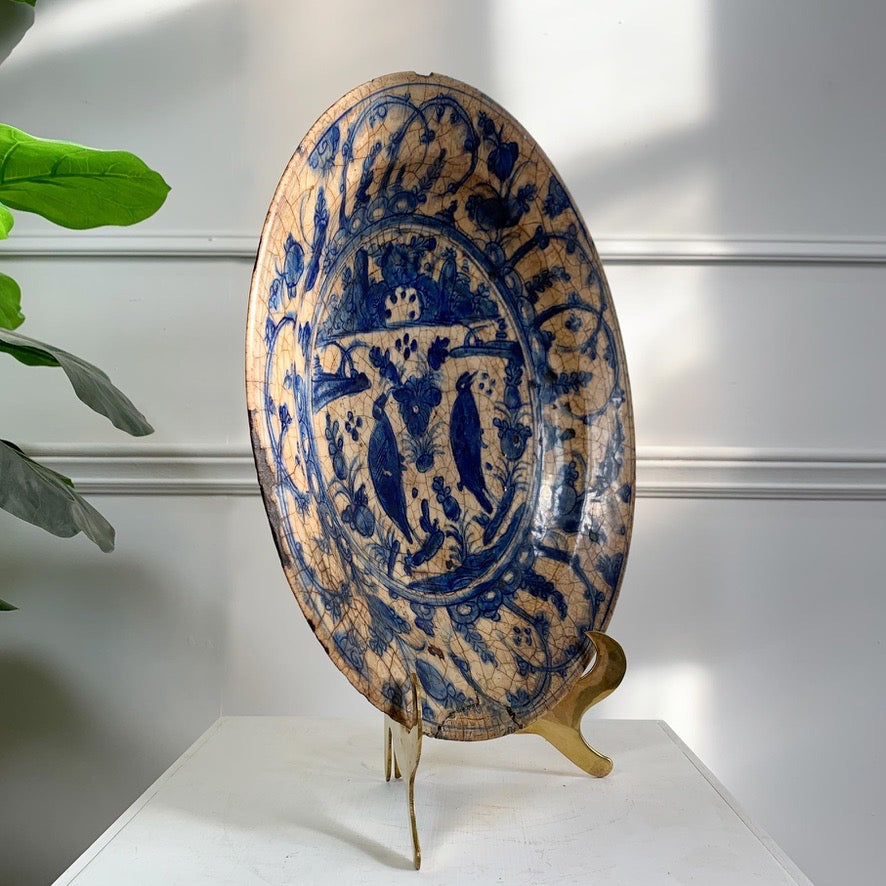 16th Century Safavid Pottery Dish