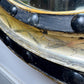 Large Regency Irish Giltwood and Ebonised Wall Mirror