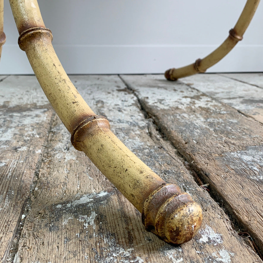 English Faux Bamboo Table 20th Century