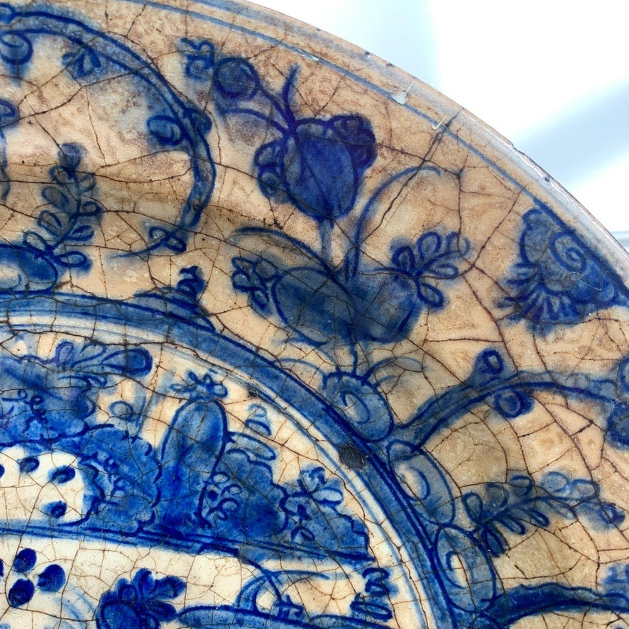 16th Century Safavid Pottery Dish