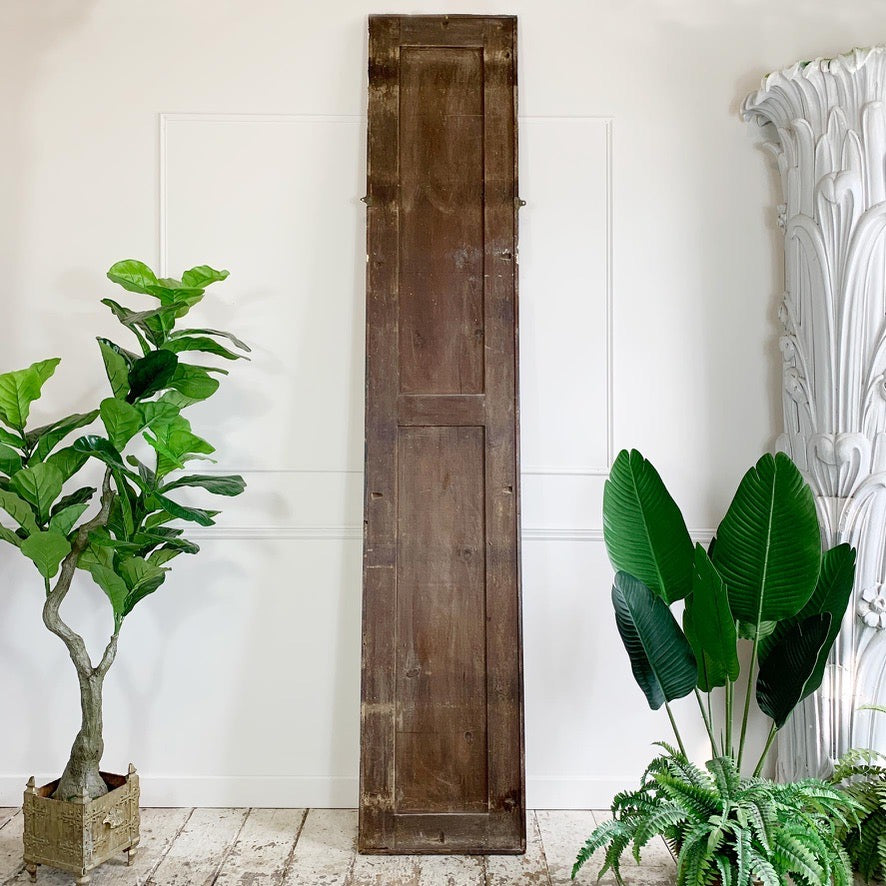 An Exceedingly Tall and Elegant Victorian Ebonised Tailors Mirror