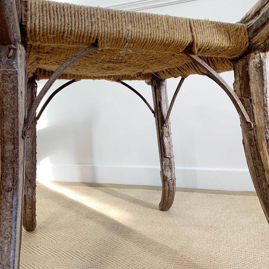 19th Century Primitive Indian Chair