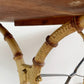 English Faux Bamboo Table 20th Century