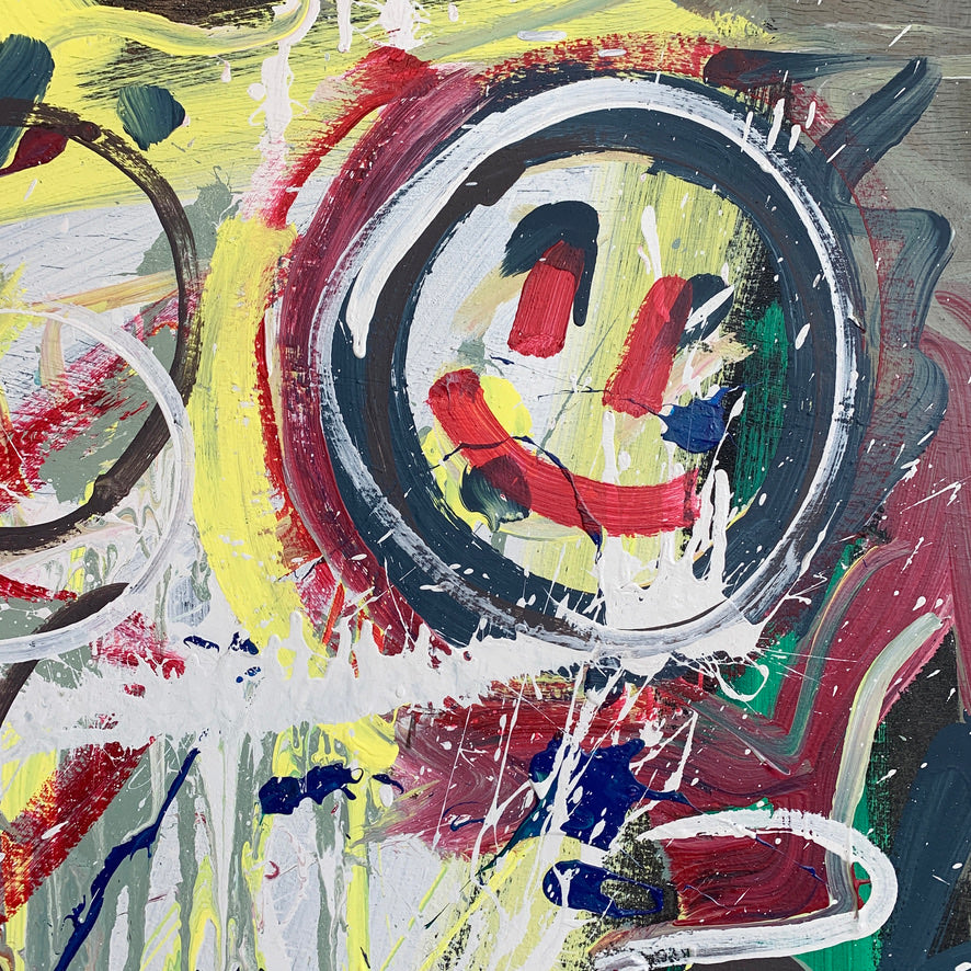 'Smile Through The Chaos' - Outsider Artist Drew