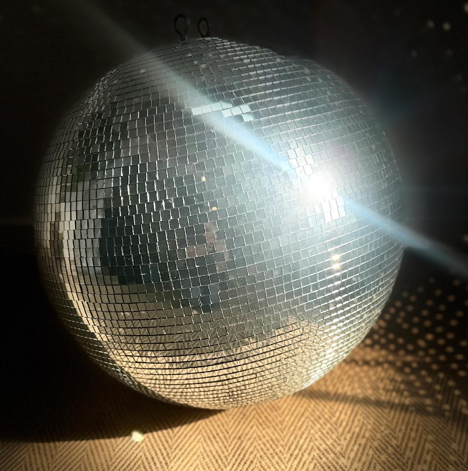 Vintage Original Large 1970's Mirror Ball