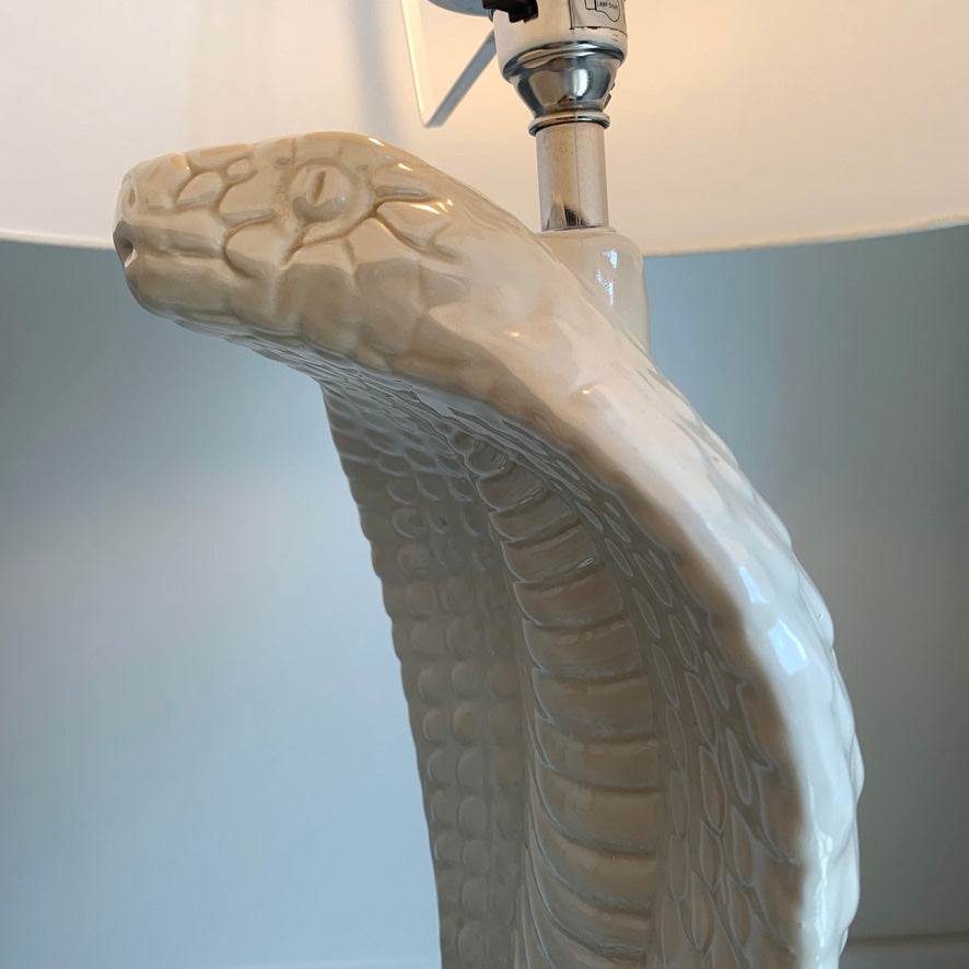 Tommaso Barbi White Cobra Lamp
