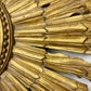 Carved Gilt Wood Church Sunburst Light Circa 1920