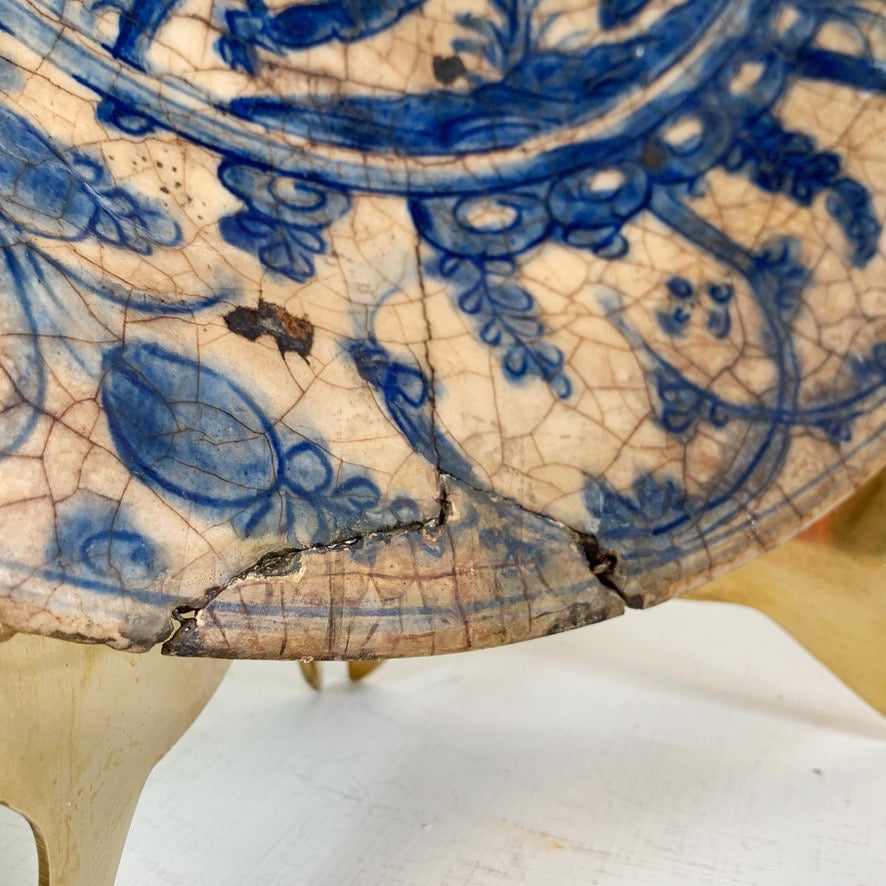 16th Century Safavid Pottery Dish
