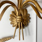 Set Of 3 Hans Kogl Gold Wheat Sheaf Wall Lights