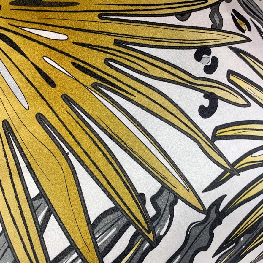 The Tropics Collection 'Palm' Luxury Silk Cushion