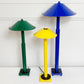 Set of 3 Kostka Lamps France  1970's / 80's