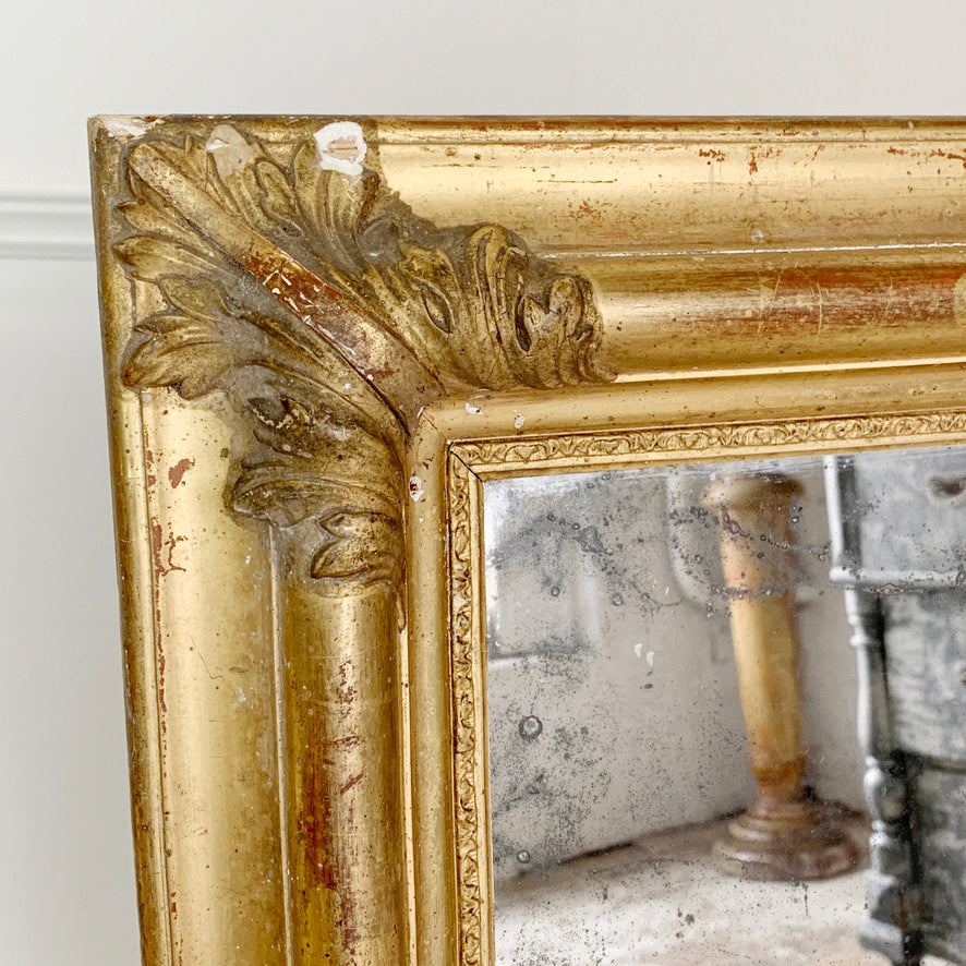 19th Century Antique French Gilt Mirror