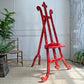 A Rare 19th Century French Gothic Revival Velvet Wrapped Studio Easel