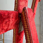 A Rare 19th Century French Gothic Revival Velvet Wrapped Studio Easel