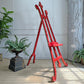 A Rare 19th Century French Gothic Revival Velvet Wrapped Studio Easel