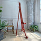 A Rare 19th Century French Gothic Revival Velvet Wrapped Studio Easel