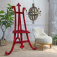A Rare 19th Century French Gothic Revival Velvet Wrapped Studio Easel